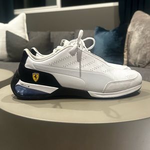 Puma SZ 9 White w/Black Suede, Ferrari, special edition, excellent condition